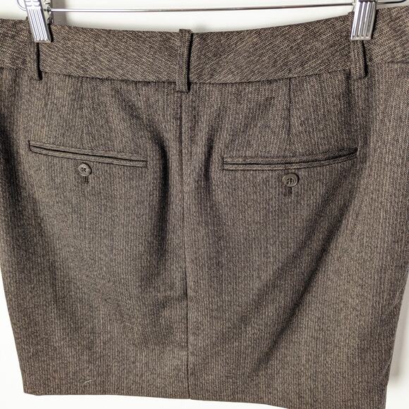 Gap Women's Brown Wool Blend Short Pleated Mini‎ Skirt Size 6 - Picture 4 of 8